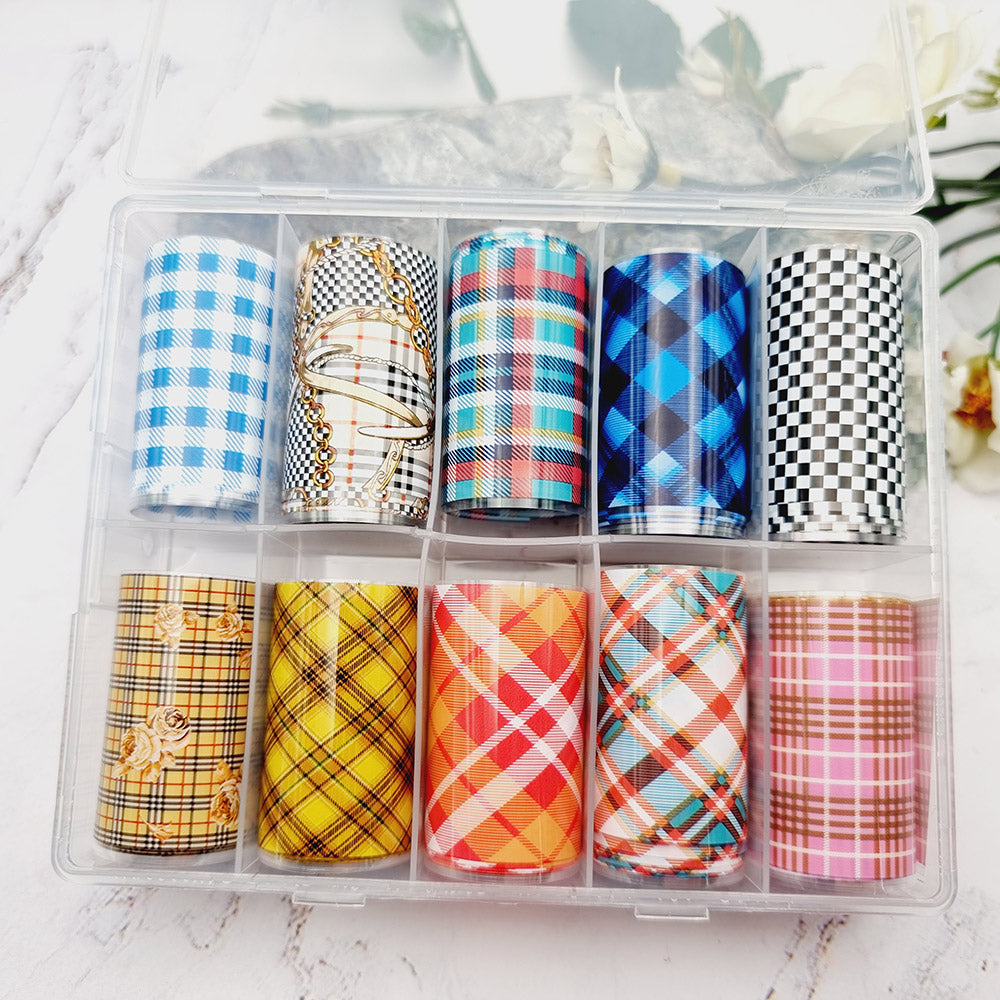 SweetyBijou Wool Cloth transfer foils for polymer clay