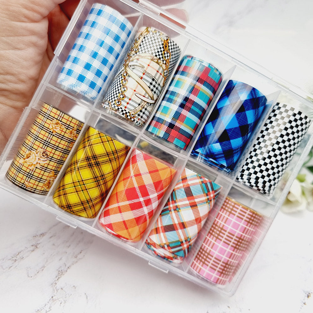 SweetyBijou Wool Cloth transfer foils for polymer clay