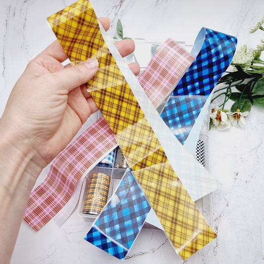 Wool Cloth Colorfull - Set of Colorful Transfer Foils