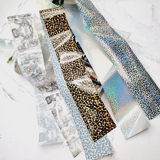 Big Cats and Reptiles - Set of Colorful Transfer Foils