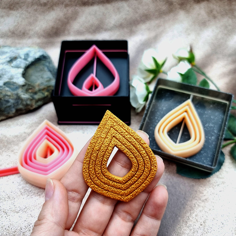 5 Sharp Drop Cutters in Set - Perfectly Aligned Imprint Cutters #18