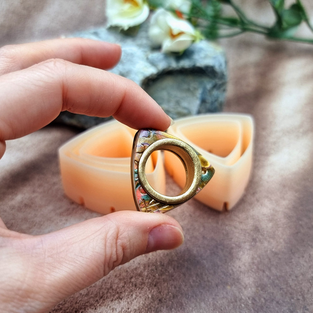 Outer Rings Cutters - Smooth Triangle Shape - 5 cutters