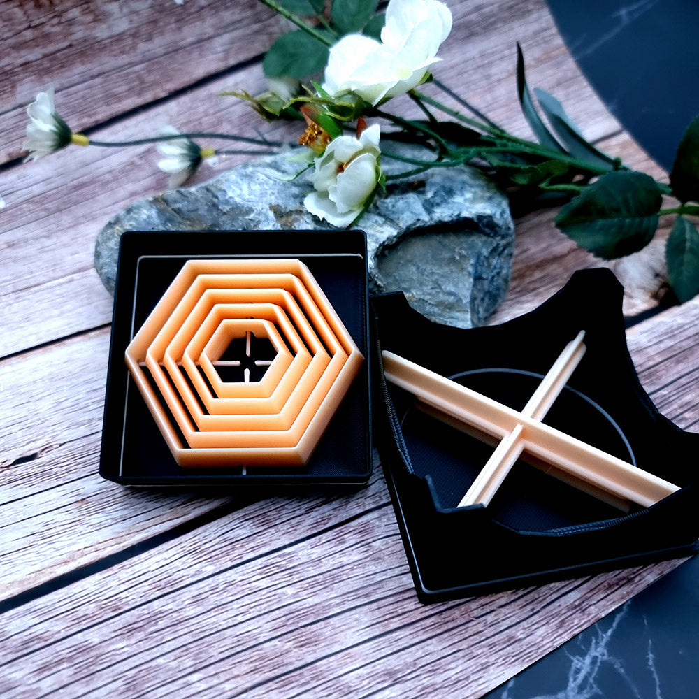 Hexagon Cutters Set - Perfectly Aligned Cutters #35