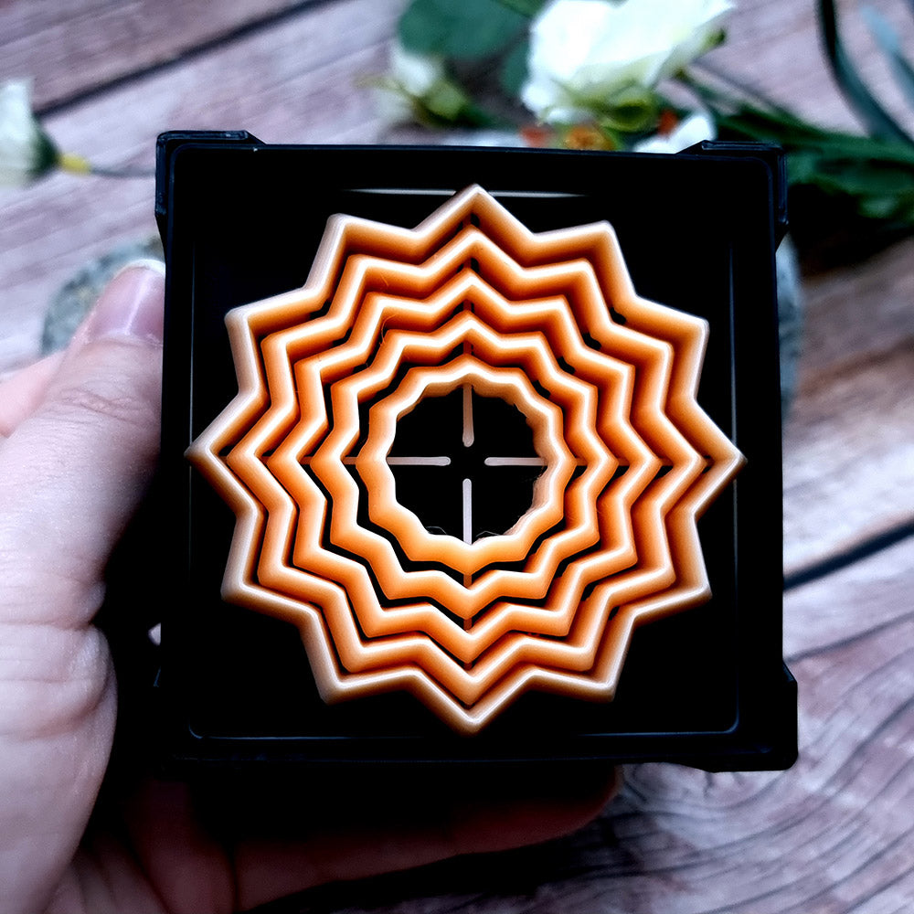 Twelve-pointed Star Cutters Set - Perfectly Aligned Cutters #38