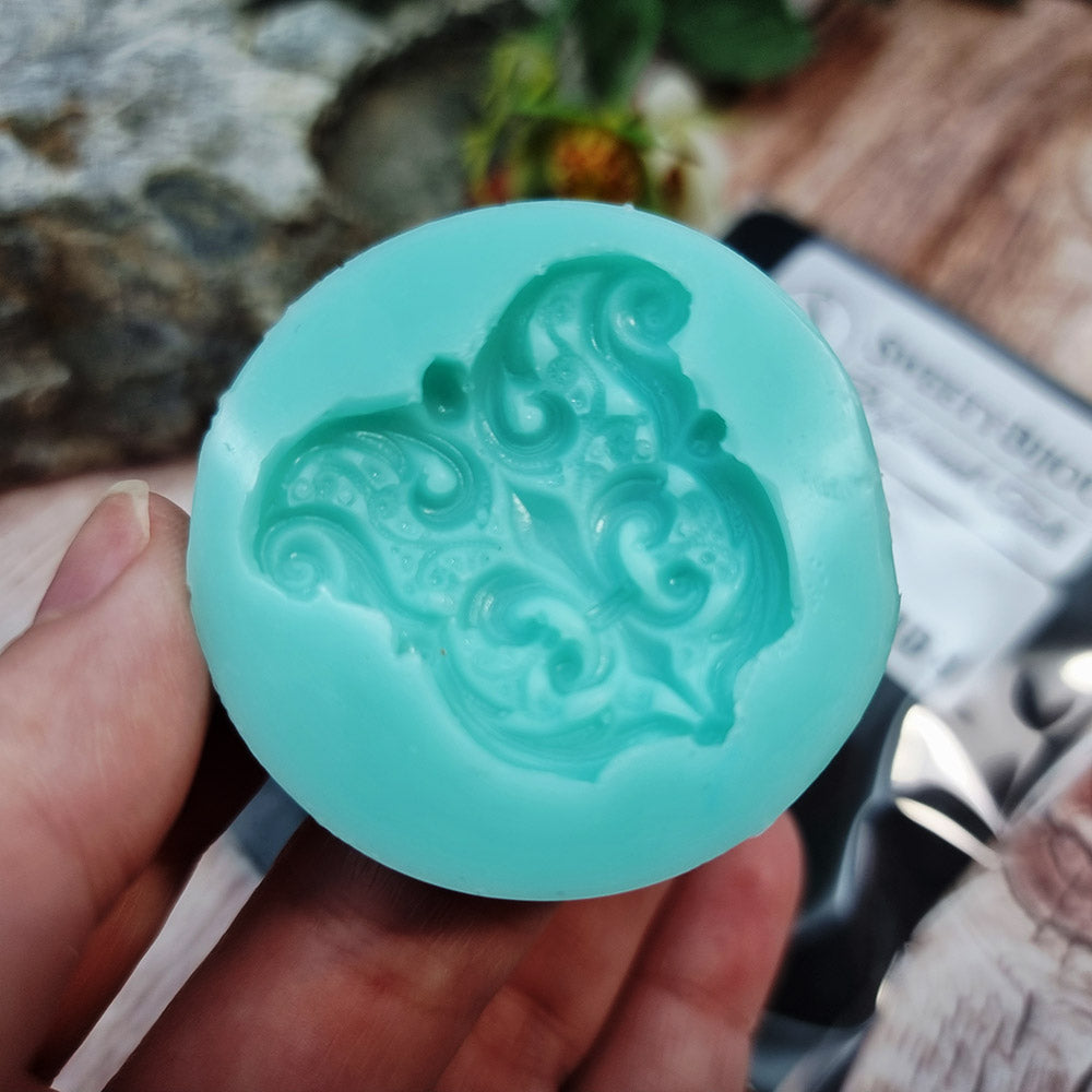 Barocco Deco silicone mold for polymer clay