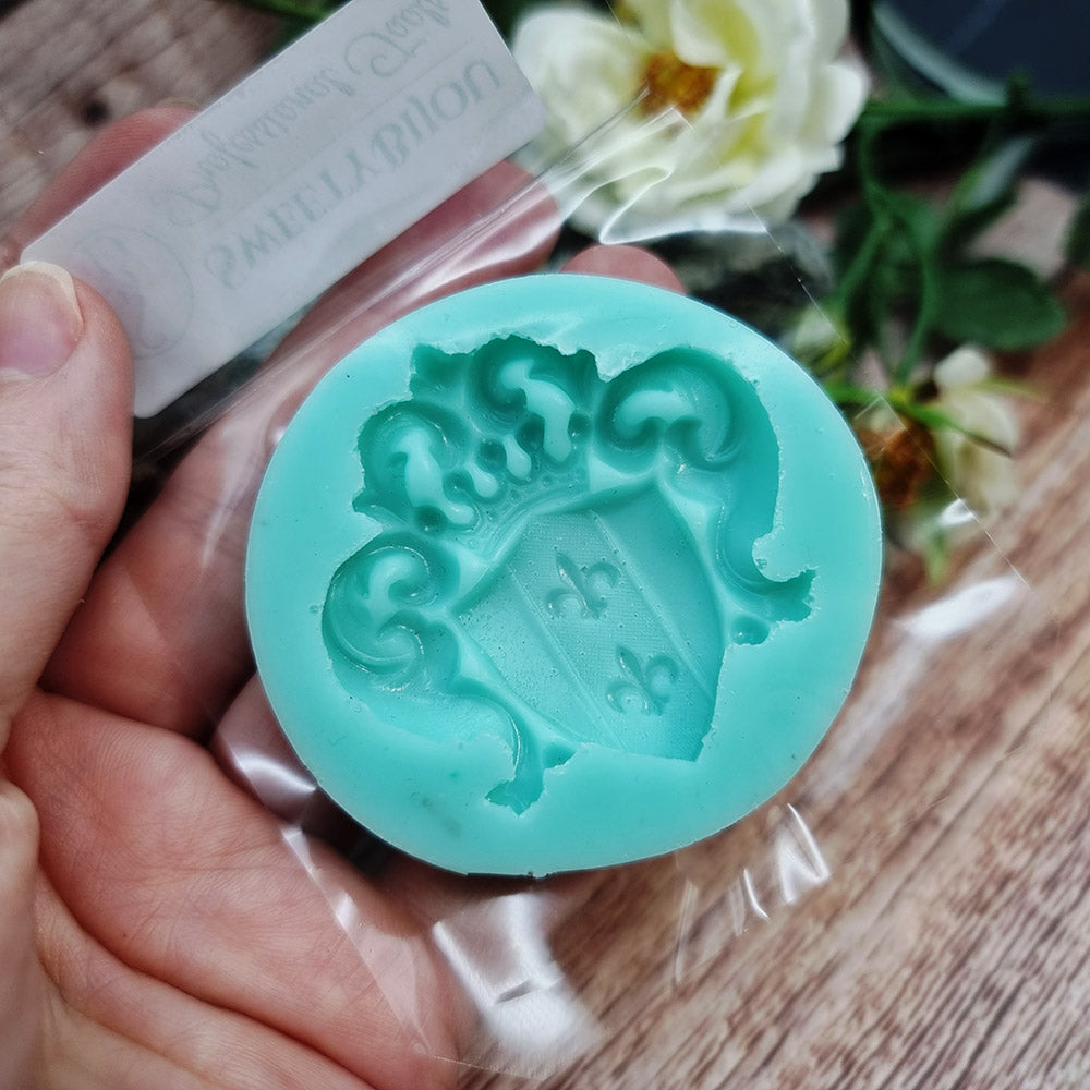 Barocco Deco silicone mold for polymer clay