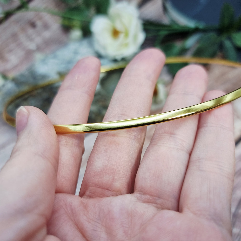 Golden color metal necklace chain by SweetyBijou