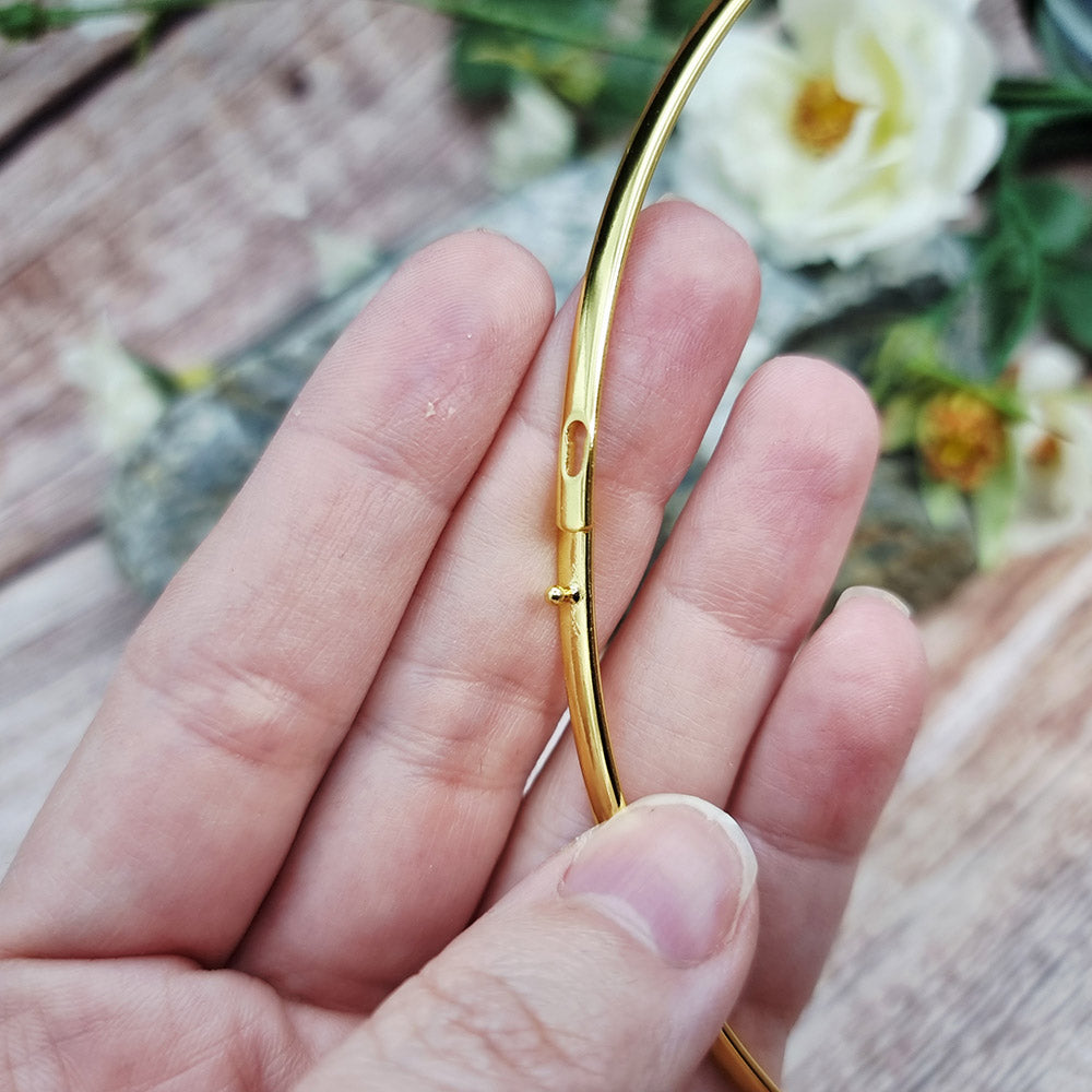 Golden color metal necklace chain by SweetyBijou