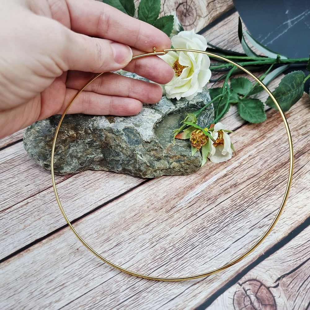 Golden color metal necklace chain by SweetyBijou