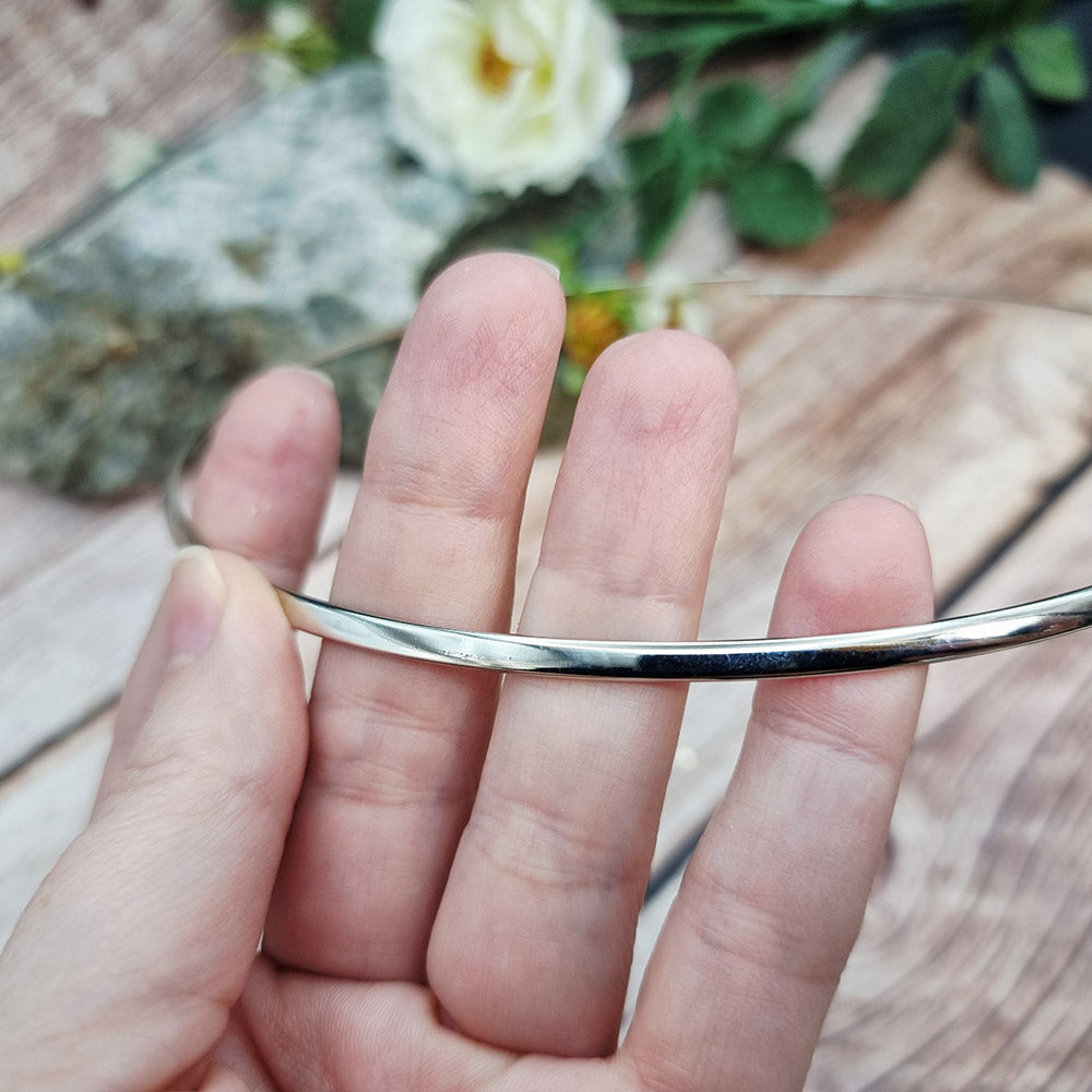 Silver color metal necklace chain by SweetyBijou