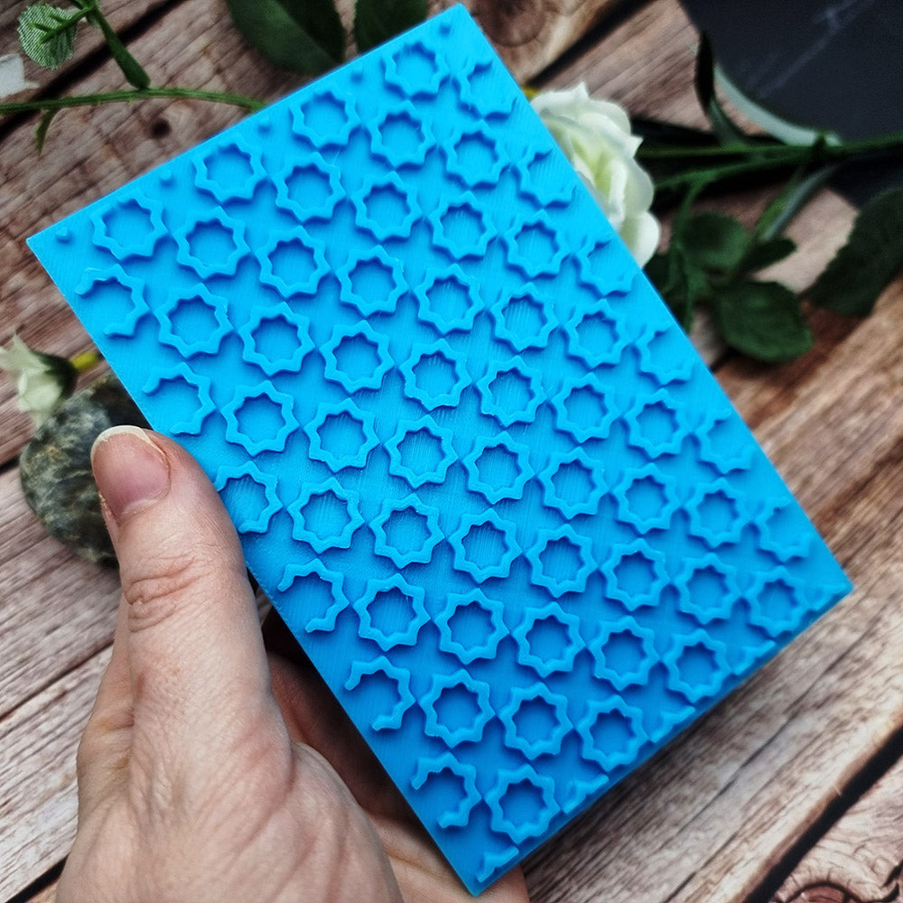 SweetyBijou Moroccan Pattern plastic texture plate for polymer clay