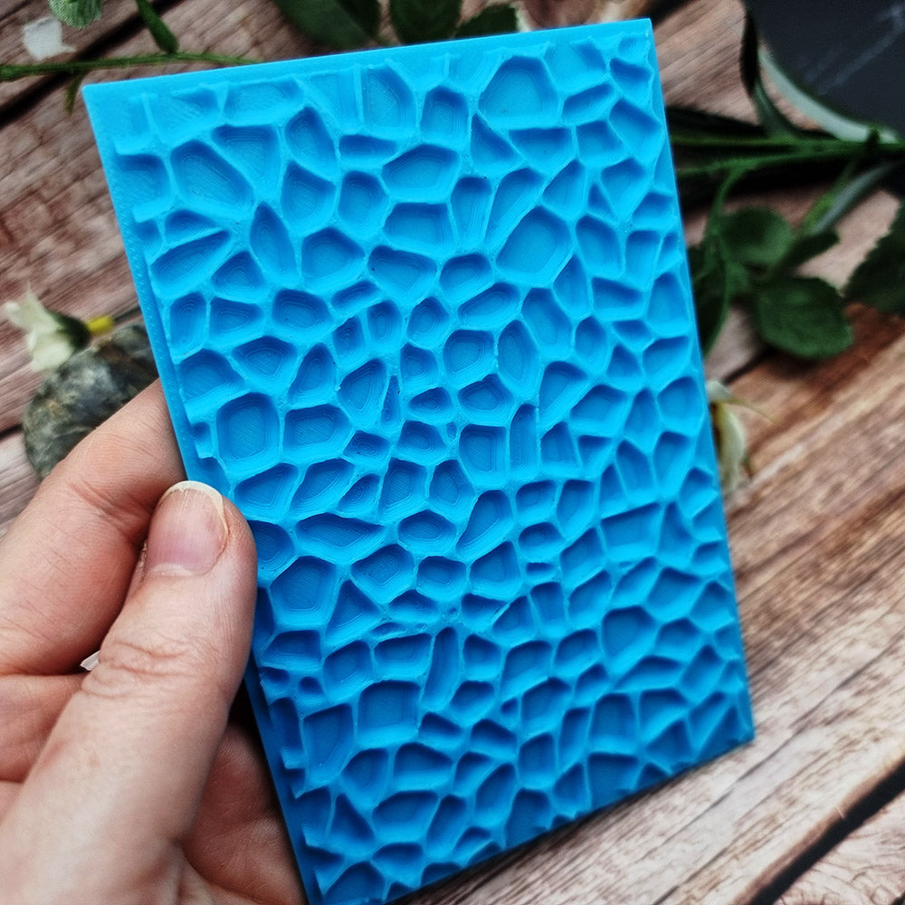 SweetyBijou Stones plastic texture plate for polymer clay