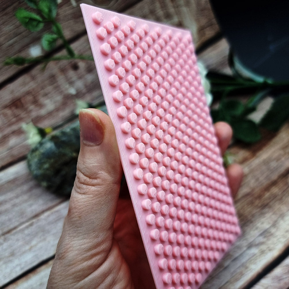 SweetyBijou Polka Dots Large plastic texture plate for polymer clay
