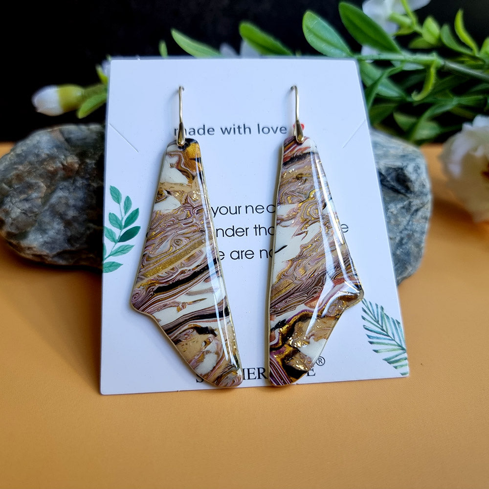 Golden Agate Earrings #3