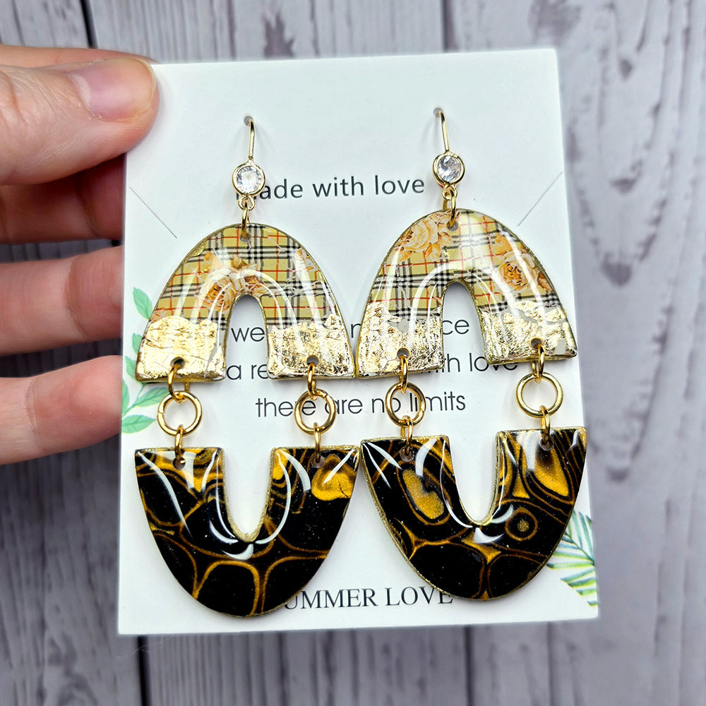 Black & Gold Tartan