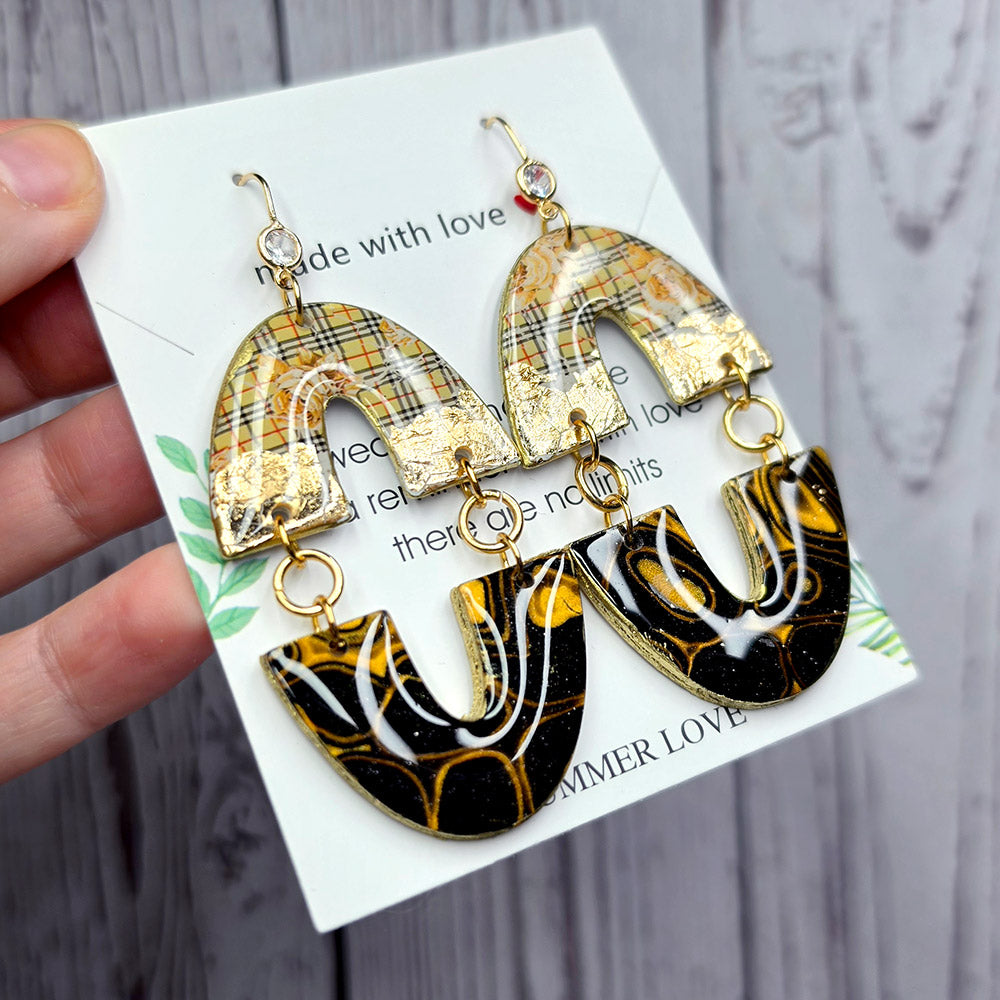 Black & Gold Tartan