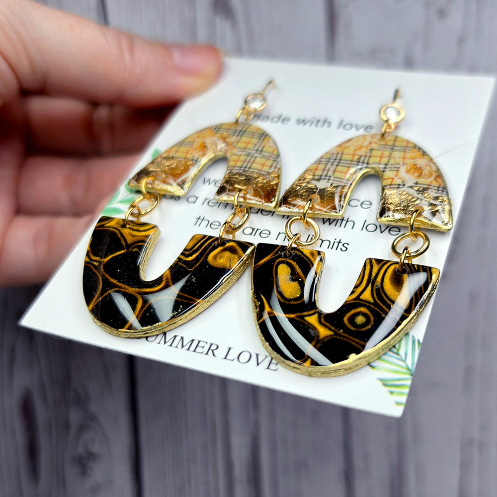 Black & Gold Tartan
