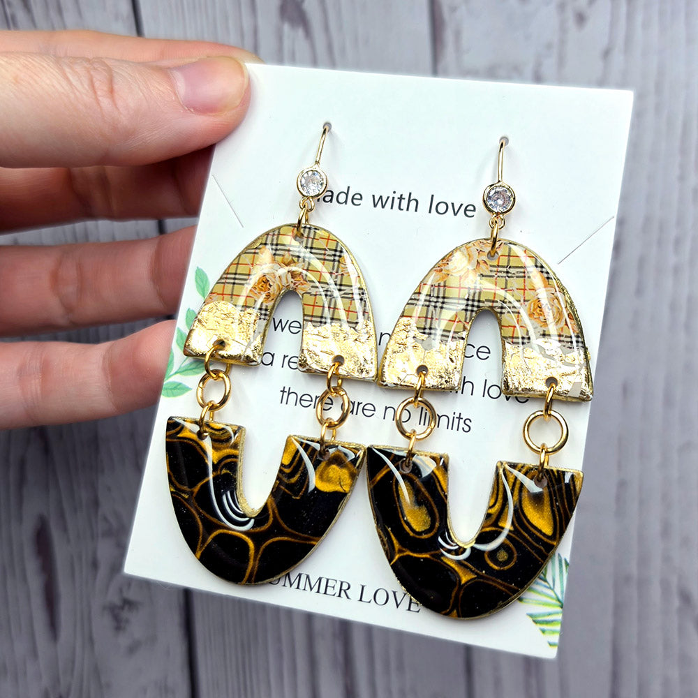 Black & Gold Tartan
