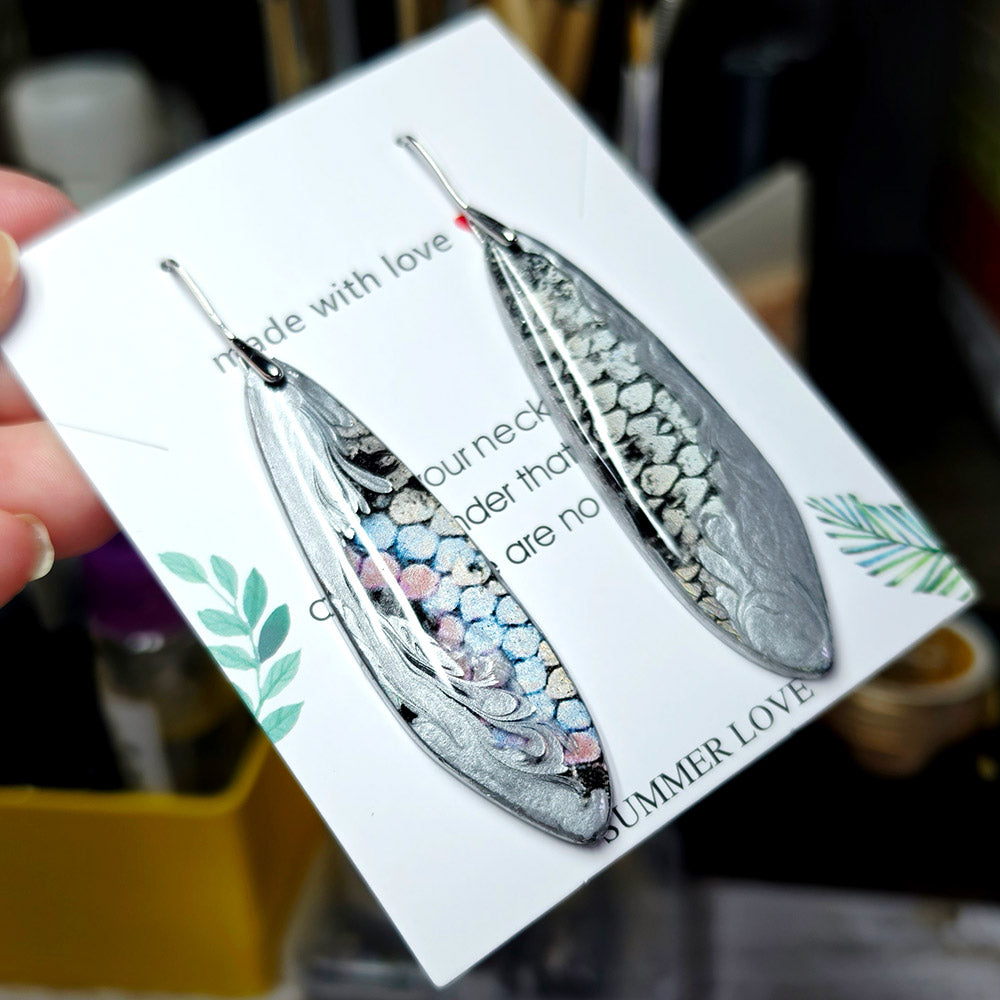 Silver Frost Earrings