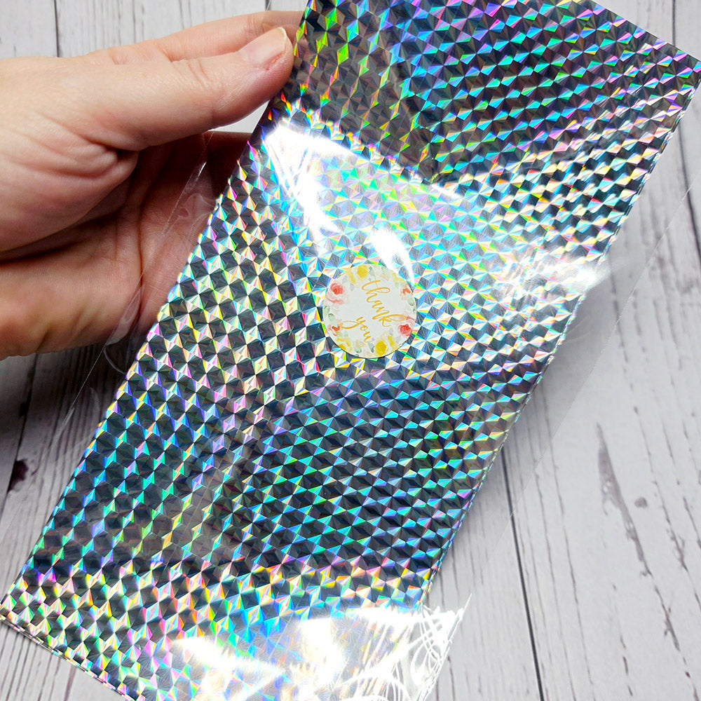 Rainbow Prismatic Diamonds Foils - 10pcs