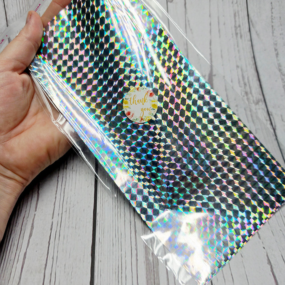 Rainbow Prismatic Diamonds Foils - 10pcs