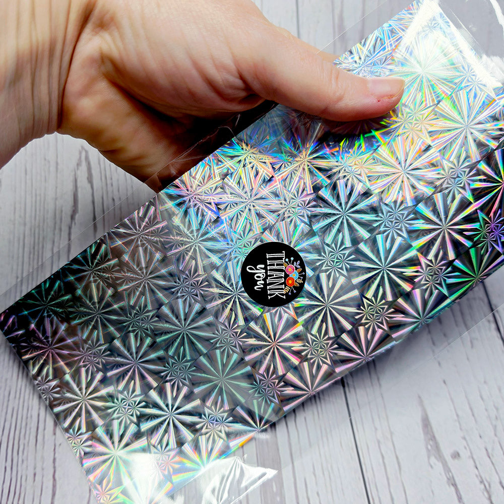 Prismatic Starburst Foils - 10pcs