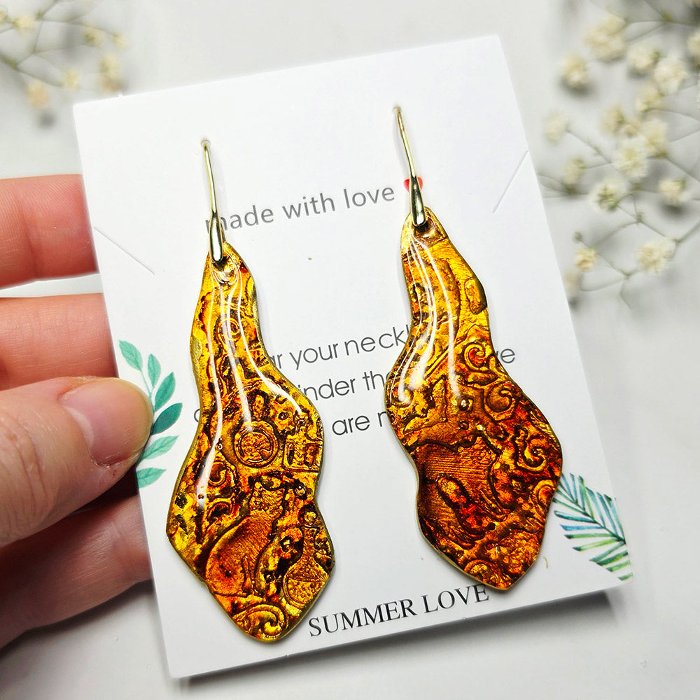 Molten Autumn Earrings
