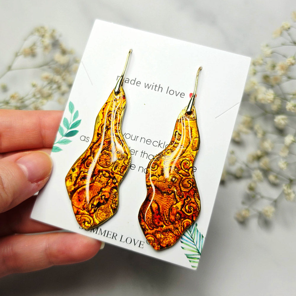 Molten Autumn Earrings