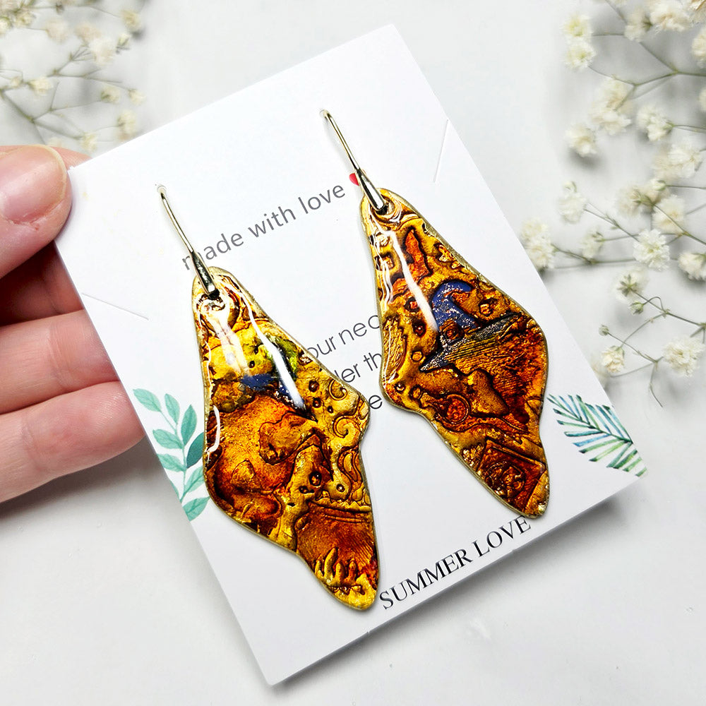 Golden Witchcraft Earrings
