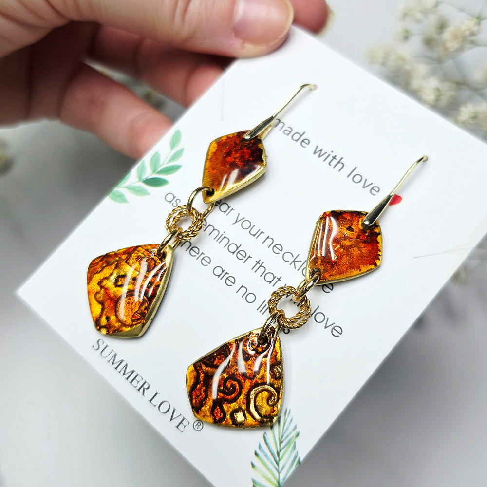 Amber Treasures Earrings