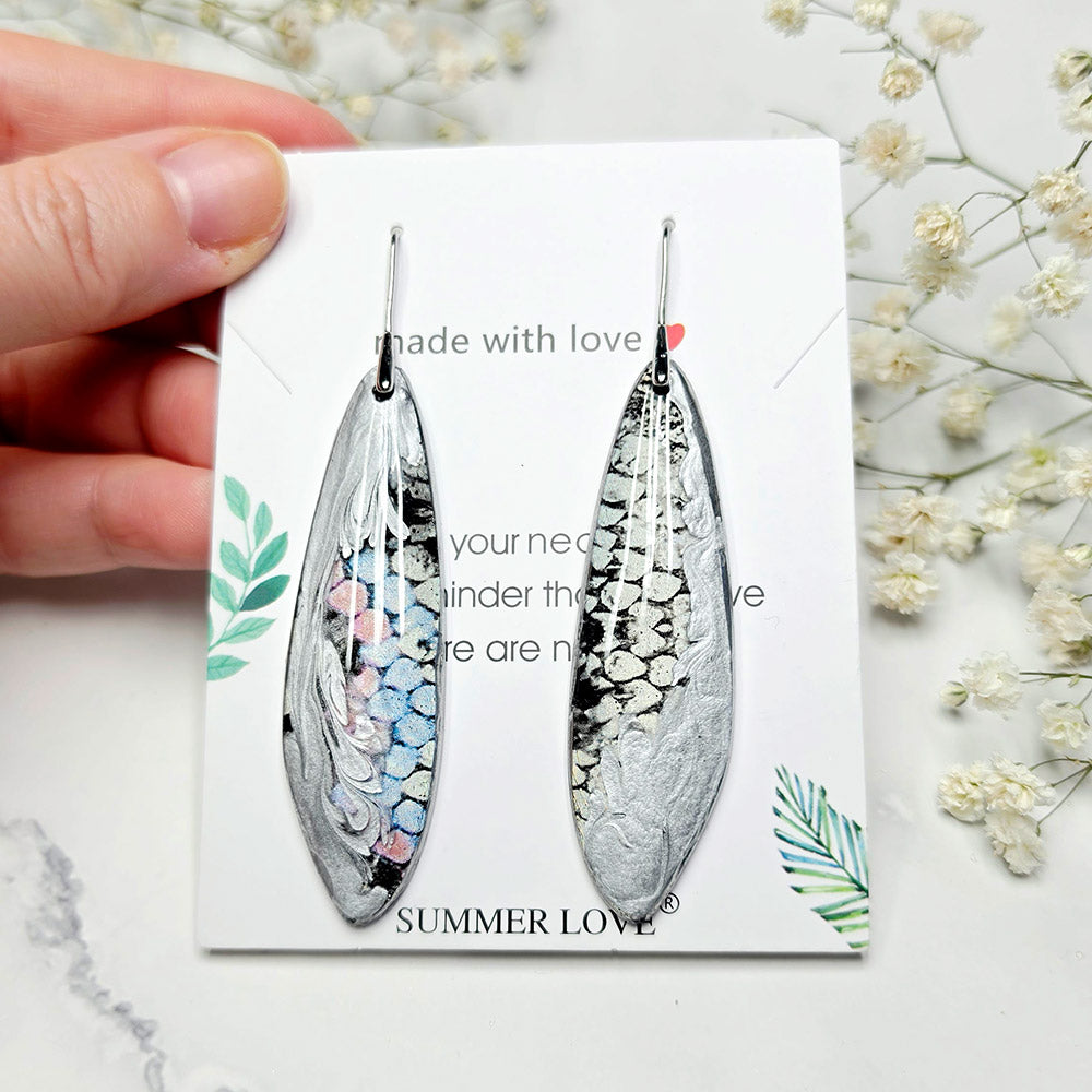 Silver Frost Earrings