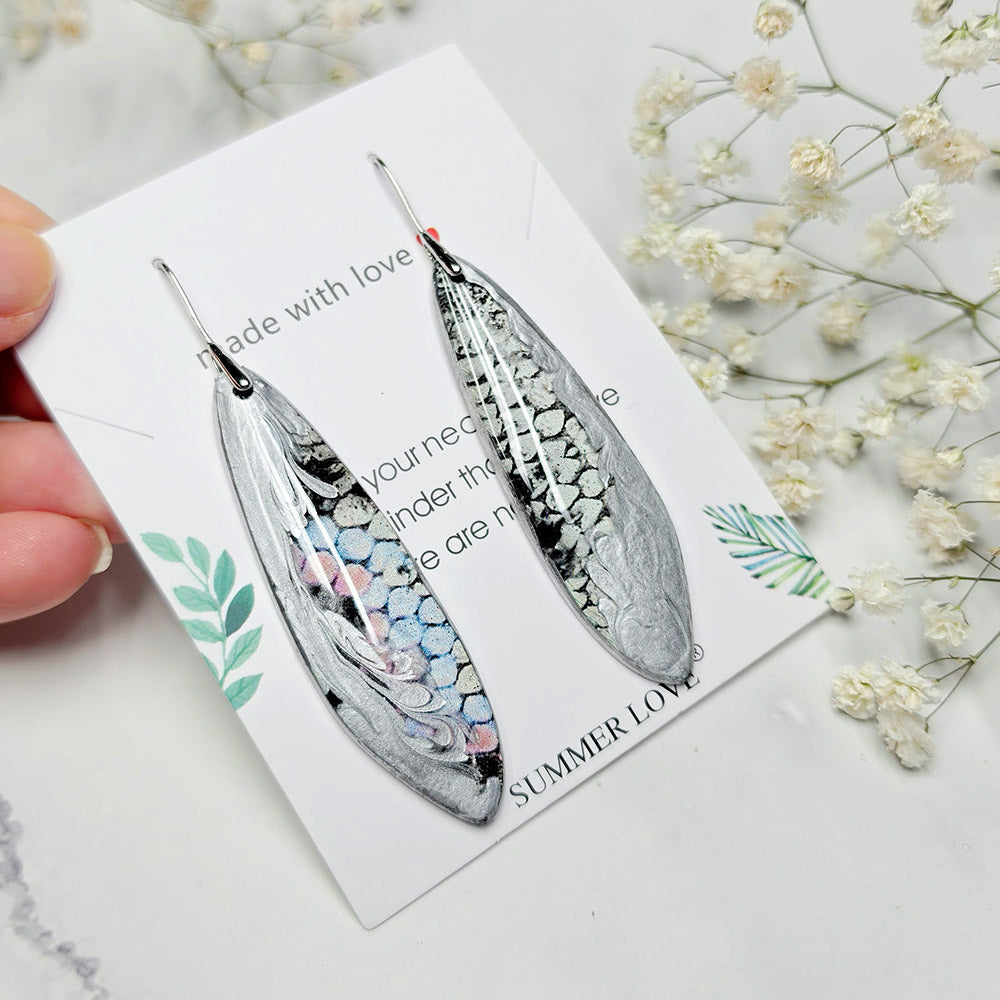 Silver Frost Earrings