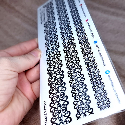 Long texture "Floral Pattern 4+"