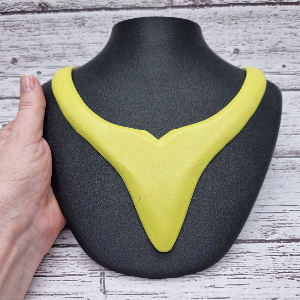 Flat baking base for polymer clay necklaces