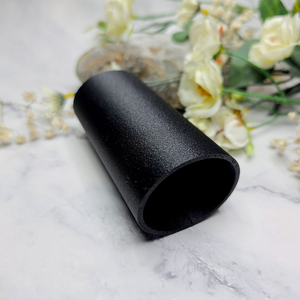 Black oval napkin ring maker baking base for polymer clay, 4x5 cm