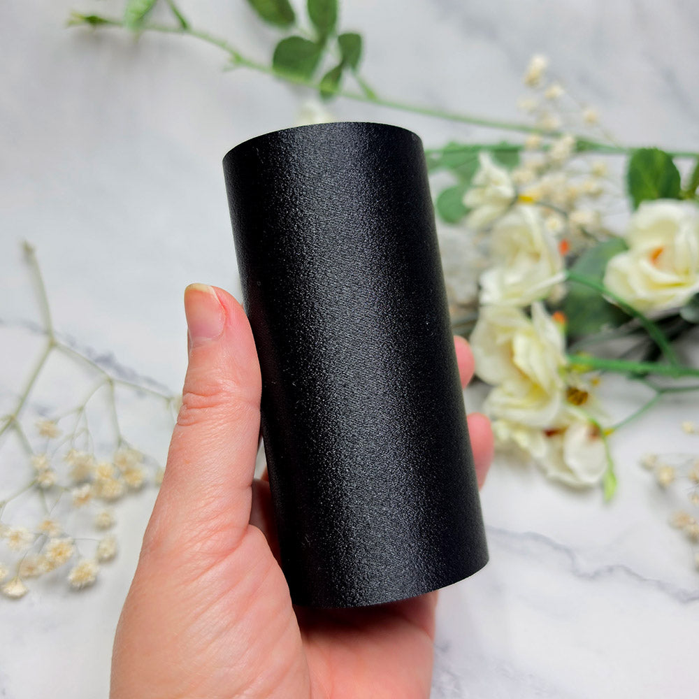 Black oval napkin ring maker baking base for polymer clay, 4x5 cm