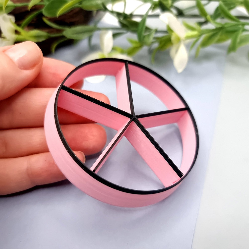 Pizza Cutter - 5 slices Plastic Cutters SweetyBijou Tools