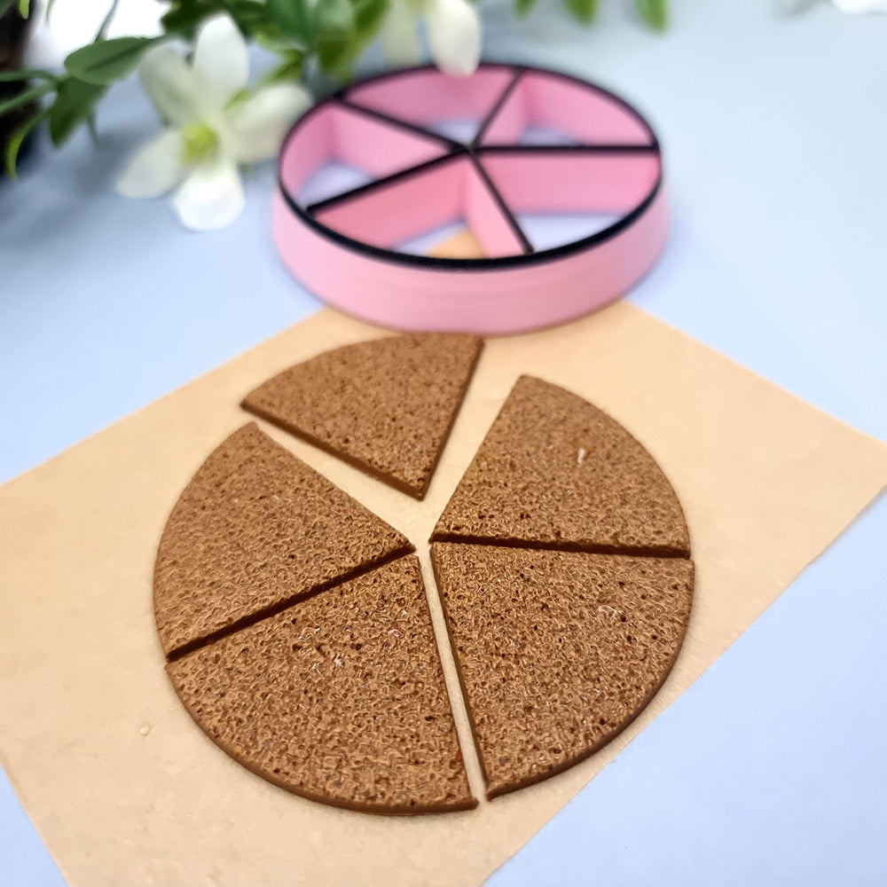 Pizza Cutter - 5 slices Plastic Cutters SweetyBijou Tools