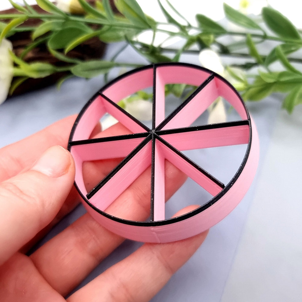 Pizza Cutter - 8 slices Plastic Cutters SweetyBijou Tools