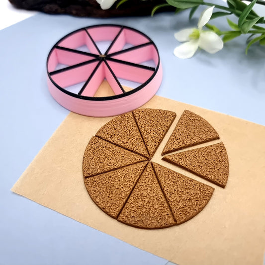 Pizza Cutter - 8 slices Plastic Cutters SweetyBijou Tools