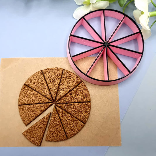 Pizza Cutter - 10 slices Plastic Cutters SweetyBijou Tools