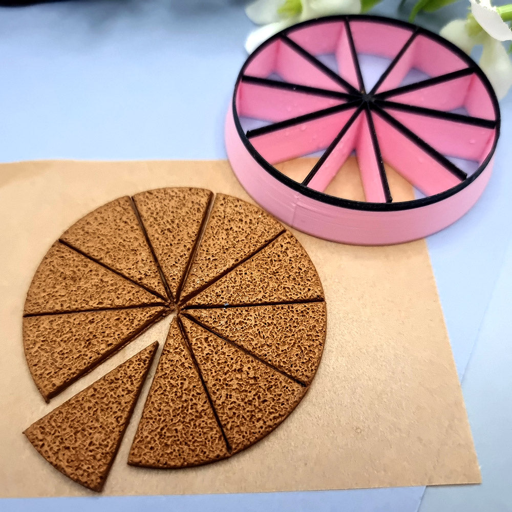 Pizza Cutter - 10 slices Plastic Cutters SweetyBijou Tools