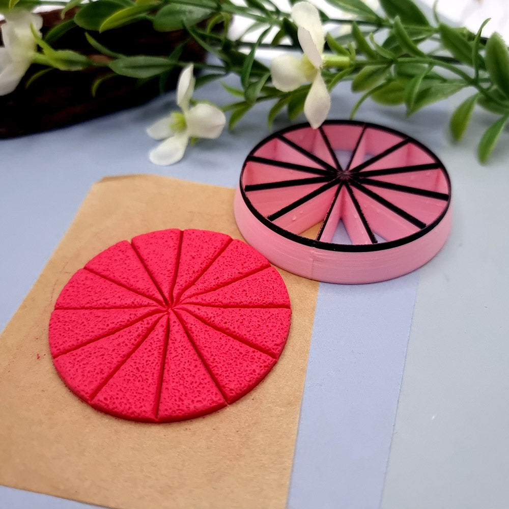 Pizza Cutter - 12 slices Plastic Cutters SweetyBijou Tools