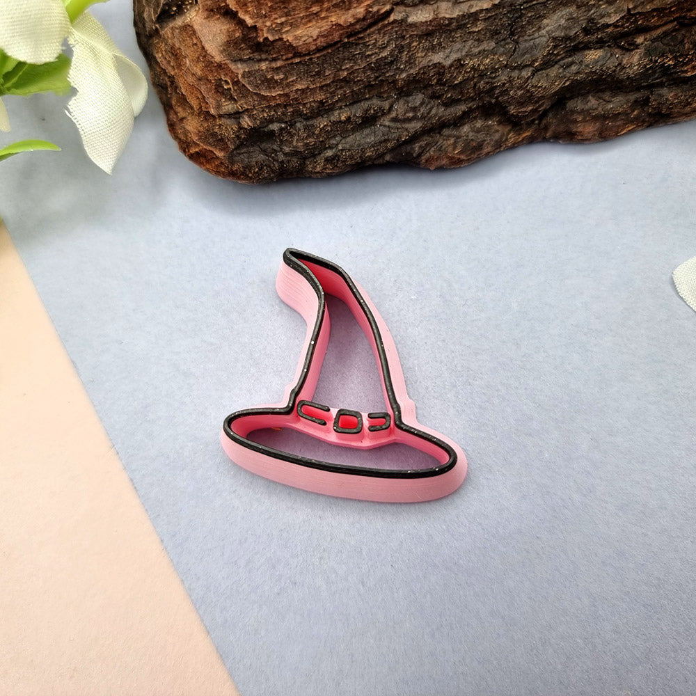 Wizard hat shape Halloween polymer clay cutter