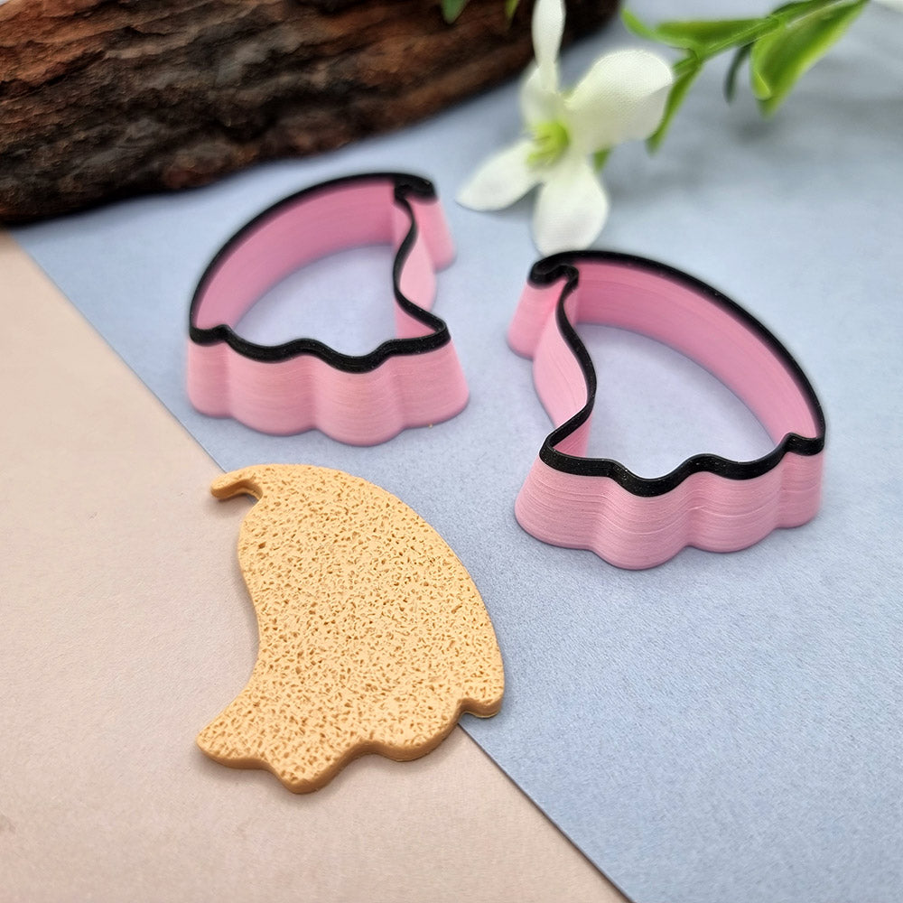 Ghost shape Halloween polymer clay cutter