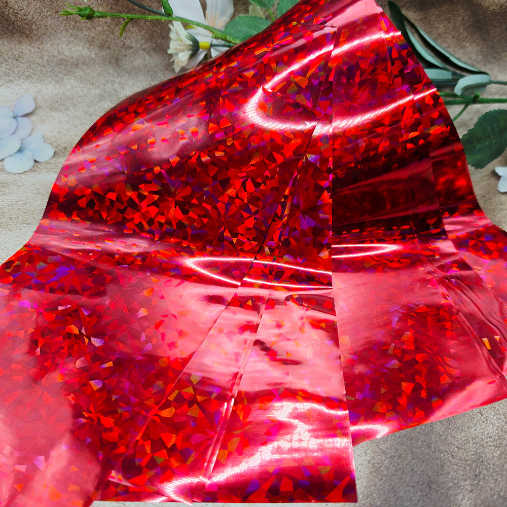 Red Shards Prismatic Foils, 10 sheets