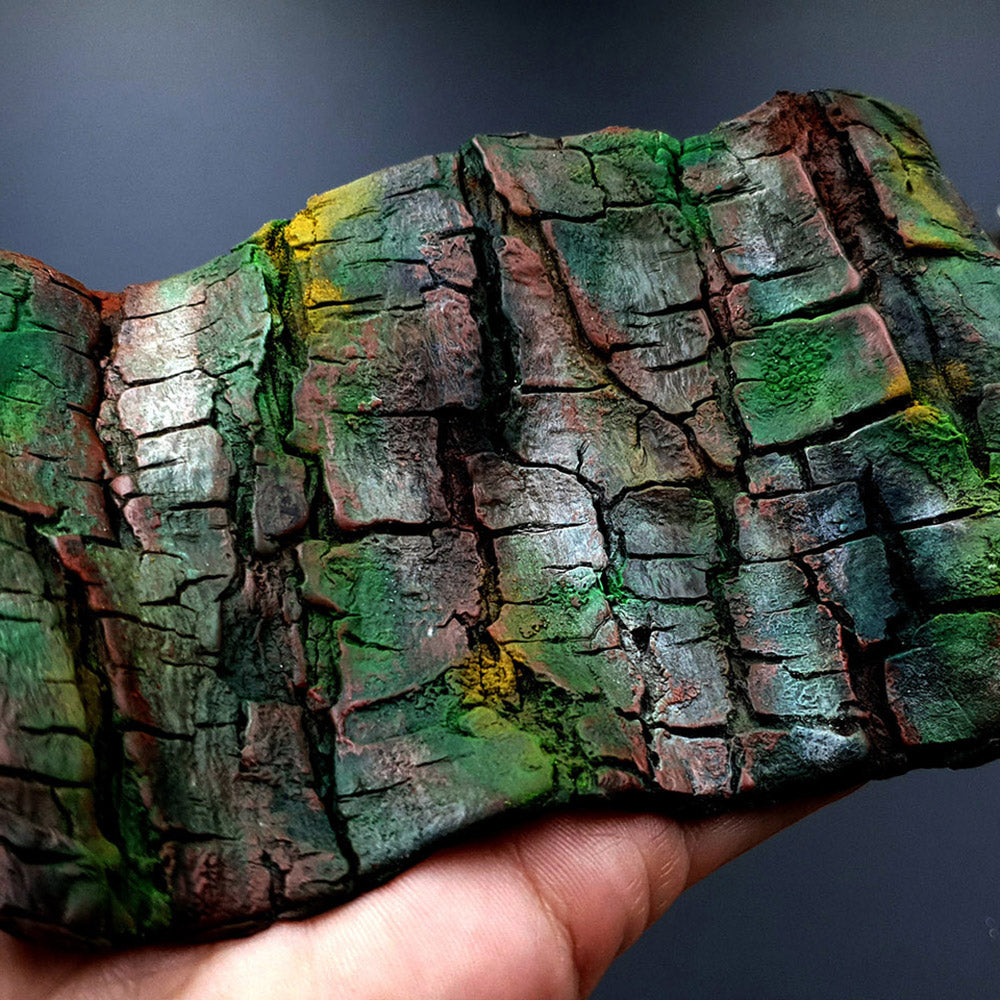 Silicone Texture - Forest Tree Bark (Horizontal)