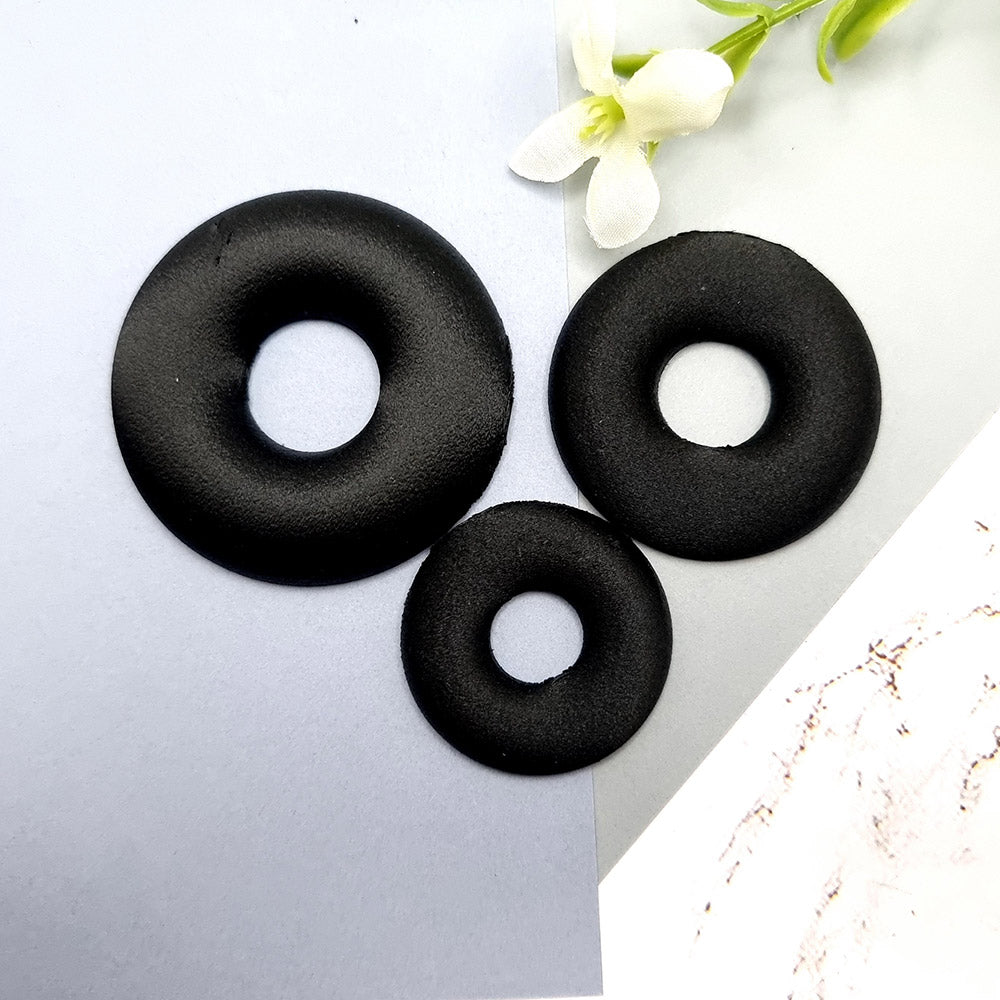 Geometric Blanks - Circle Central Donut Bakeable Blanks SweetyBijou Tools