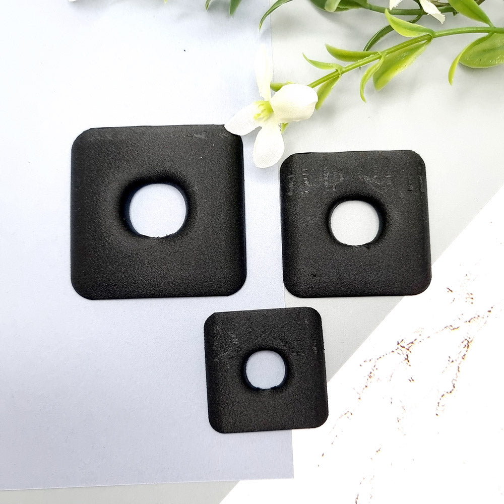 Geometric Blanks - Square Central Donut Bakeable Blanks SweetyBijou Tools