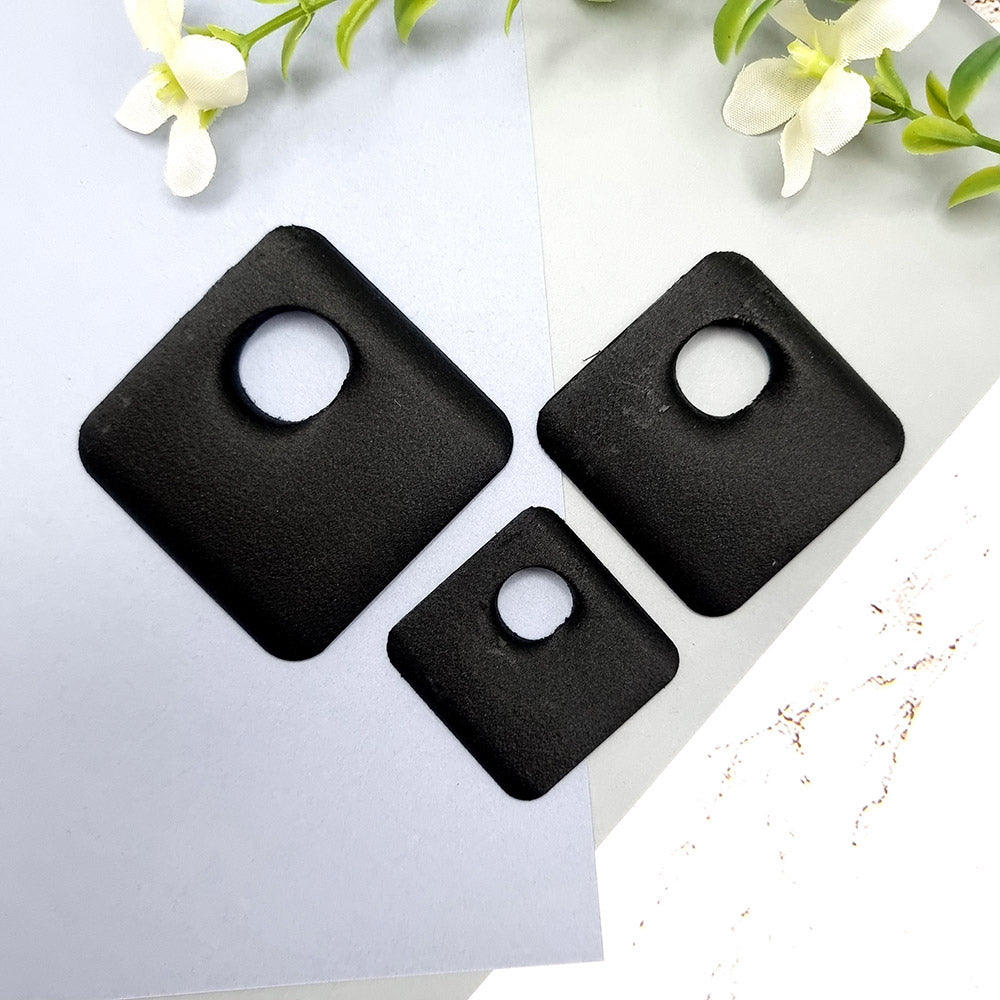 Geometric Blanks - Square Side Donut Bakeable Blanks SweetyBijou Tools